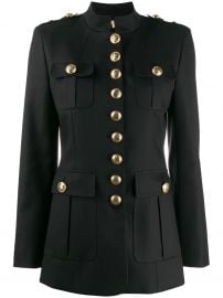 button-up military jacket at Farfetch